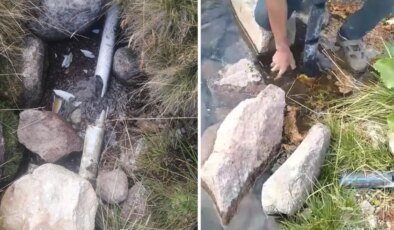 İlçenin içme suyu hattına bir haftada ikinci saldırı