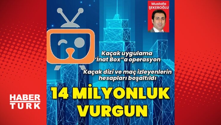 Kaçak uygulama ‘İnat Box’a operasyon