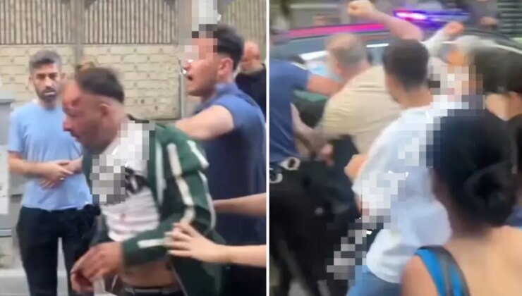Kadını 15 yerinden bıçaklayan şahsı mahalleli tekme tokat dövdü