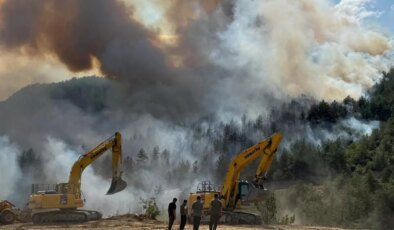 Karabük’te ormanlık alanda yeniden yangın çıktı