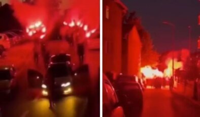 Kız isteme merasiminde meşale yakıp yol kapatan damat adaylarına ceza