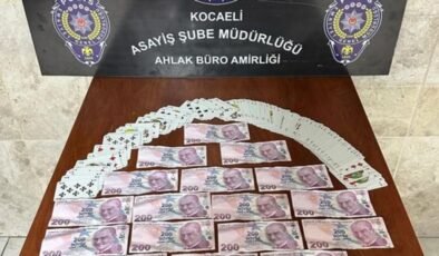 Kocaeli’de kumar oynayan 5 kişiye para cezası