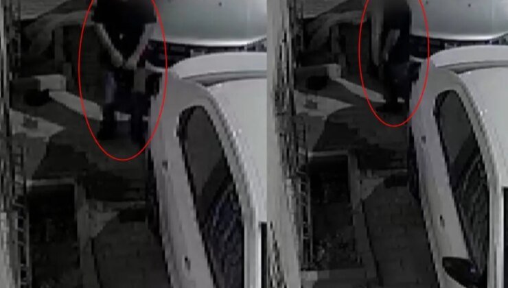 Mahalledeki kadınlara musallat olan sapığın uygunsuz halleri kamerada