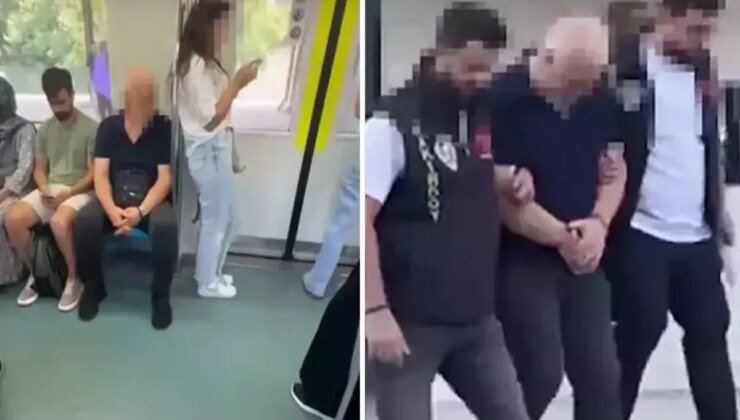 Marmaray’da bir kadını saçlarını koklayarak taciz eden şüpheli yakalandı