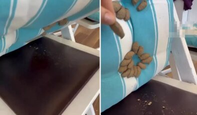 Minderini kaldıran kadın, dehşet verici manzarayla karşılaştı