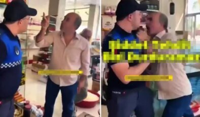 Rezilliği ortaya çıkan esnaf zabıtaya saldırdı, yetmedi tehdit etti