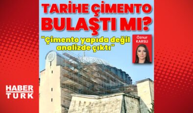 Tarihe çimento bulaştı mı? “Çimento yapıda değil analizde çıktı”