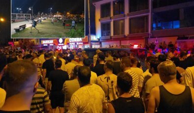 Taşkınlık çıkaran grup ilçeyi karıştırdı! Polis ve jandarma havaya ateş açtı