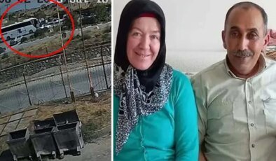Yaşlı çifti hayattan koparan korkunç kazanın görüntüleri ortaya çıktı