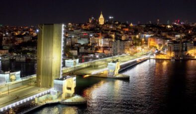 Yeni Galata Köprüsü’nde bakım onarım çalışması