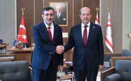 Yılmaz, KKTC Cumhurbaşkanı ile görüştü