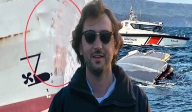 Yukay’ın teknesine çarpan geminin kaptanı dümeni bırakıp mangal yapmış