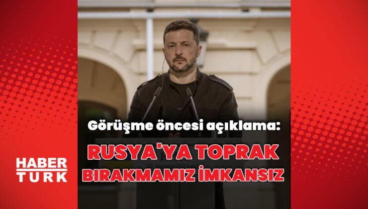 Zelenskiy: Topraklarımızdan vazgeçmemiz imkansız
