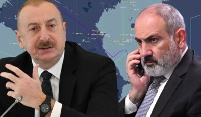 30 yıl sonra bir ilk: Paşinyan’ın uçağı Azerbaycan hava sahasını kullandı