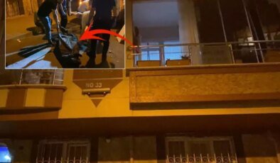 Balkonda dehşete düşüren manzara: Görenler telefona sarıldı