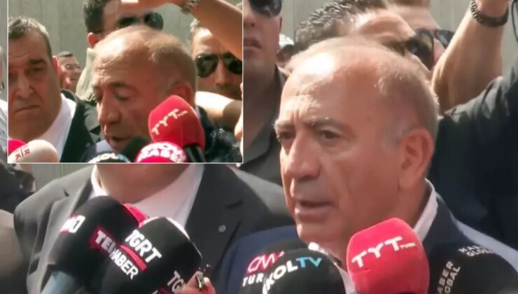 CHP İl Başkanlığı’nın önünde Gürsel Tekin’e su şişesi fırlatıldı