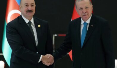 Cumhurbaşkanı Erdoğan, Aliyev ile Çin’de bir araya geldi