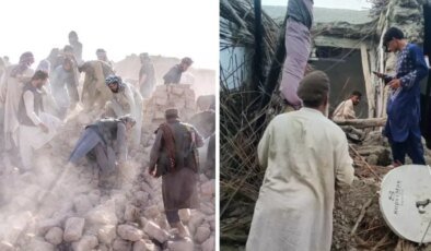 Deprem, Afganistan’ı yıktı geçti! Görüntüler korkunç