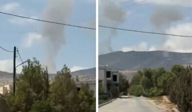 İsrail’den Lübnan’a saldırı! Dumanlar yükseldi, ölüler var