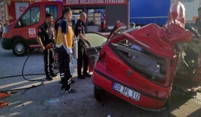 Niğde-Pozantı Otoyolu’nda feci kaza: 2 ölü, 3 yaralı