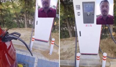 Şarj istasyonunda şahit olduğu manzara vatandaşı çıldırttı