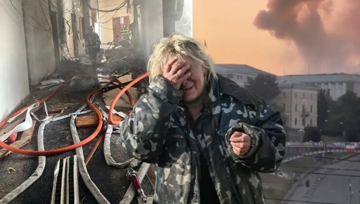 Savaşta bir ilk! Ukrayna hükümetinin ana binası dronlarla vuruldu