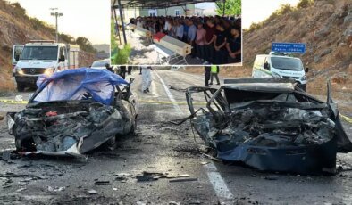 Üniversite kaydı yolunda yanarak can verdiler! Son yolculuklarına uğurlandılar