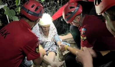 Yaşlı kadın beslediği köpek sayesinde bulundu