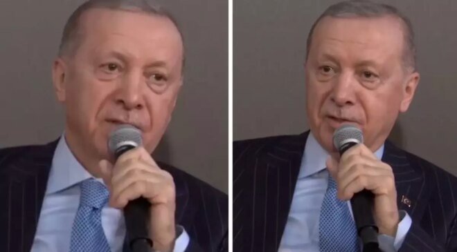 Gençlerin isteğini kırmadı! Cumhurbaşkanı Erdoğan o şiiri okudu